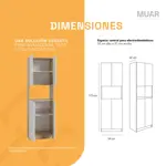 Escritorio Nordico Moderno Oficina Pc 95cm 1 Cajon Er95