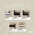 Escritorio Oslo Moderno Oficina Pc 95cm 1 Cajon Er95