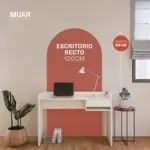 Escritorio Articulado Blanco Moderno Oficina PC 120cm ER120