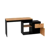 Escritorio Centro Estant Milan Negro Paraiso Ancho 168cm