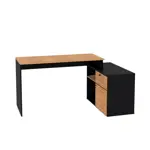 Escritorio Centro Estant Milan Negro Paraiso Ancho 168cm