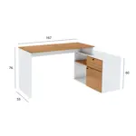 Escritorio Centro Estant Milan Blanco Paraiso Ancho 168cm