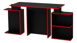 Escritorio Gamer  Eg3 Negro/Ro...
