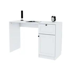 Escritorio  Berna Blanco Con Cajon ...