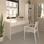 Escritorio Centro Estant paris melamina de 120cm x 78cm x 50cm blanco