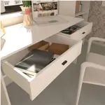 Escritorio Centro Estant paris melamina de 120cm x 78cm x 50cm blanco