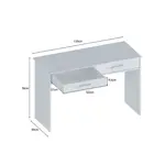 Escritorio Centro Estant paris melamina de 120cm x 78cm x 50cm blanco