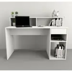 Escritorio Con Repisa 3049 Moderno Oficina Hogar Juvenil Blanco