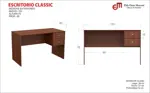 ESCRITORIO CLASSIC BLANCO