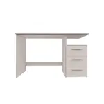 Escritorio EMC Study con Estante y 3 Cajones Blanco