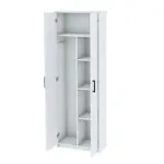 Mueble Organizador Despensero Escobero 2 Puertas 4 Estantes