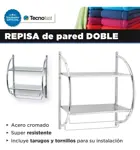 Organizador De Baño Repisa P/Toallas 2 Estantes Hogar Actual