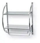 Organizador De Baño Repisa P/Toallas 2 Estantes Hogar Actual