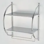 Organizador De Baño Repisa P/Toallas 2 Estantes Hogar Actual