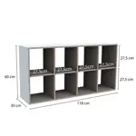 Cubos Organizadores 8 Espacios Cu8 Centro Estant