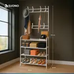 Perchero Organizador Suono Zapatero 4 Niveles Colgador Ropa