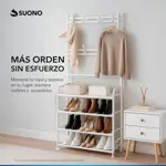 Perchero Organizador Suono Zapatero 4 Niveles Colgador Ropa