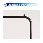 Perchero Movil Metalico Barral Exhibidor Resistente Waggs