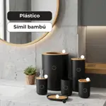 Set Accesorios de Baño 6 Piezas Diseño en Bambú Elegante Waggs