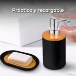 Set Accesorios de Baño 6 Piezas Diseño en Bambú Elegante Waggs