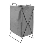 Canasto Cesto Plagable Waggs Ropa Laundry Organizador Gris