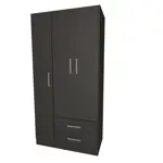 Placard 3 Puertas de 91 Cm Bahia 3533 Wengue MUEBLES ORLANDI