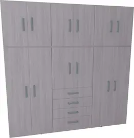 Placard 2 Cuerpos Con 12 Puertas 21...