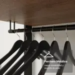 Placard Vestidor Valencia Módulo Abierto 4 Cajones 258 Cm