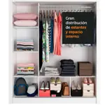 Placard Madesa 3 Puertas Corredizas Con Espejos 170x205x51 B