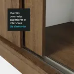 Placard Madesa Nobre 3 Puertas Corredizas 2 Espejos 1.70x2.05