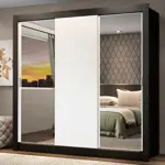 Placard Ropero Madesa Monaco 3 Puertas Corredizas