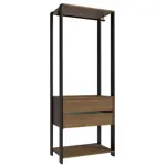 Placard Vestidor Valencia Módulo Abierto 2 Cajones 70 Cm Madesa
