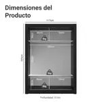 Placard Madesa Denver 2 Puertas Corredizas 1 Espejo