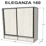 Gran Placard Eleganza EMC de 180 cm Venezia