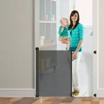 Puerta de Protección Seguridad bebes niños mascotas negra