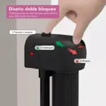 Puerta de Protección Seguridad bebes niños mascotas negra