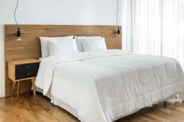 Acolchado Percalito Blanco Kin...