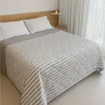 Acolchado cold alaska -efecto frio - medida 1 1/2 plaza color celeste