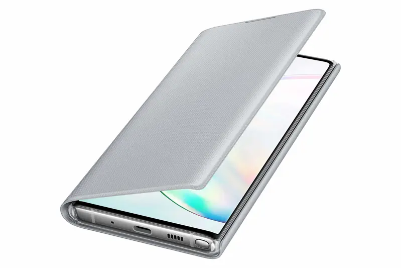 Funda Samsung Galaxy Note 10 LED View Cover Plata