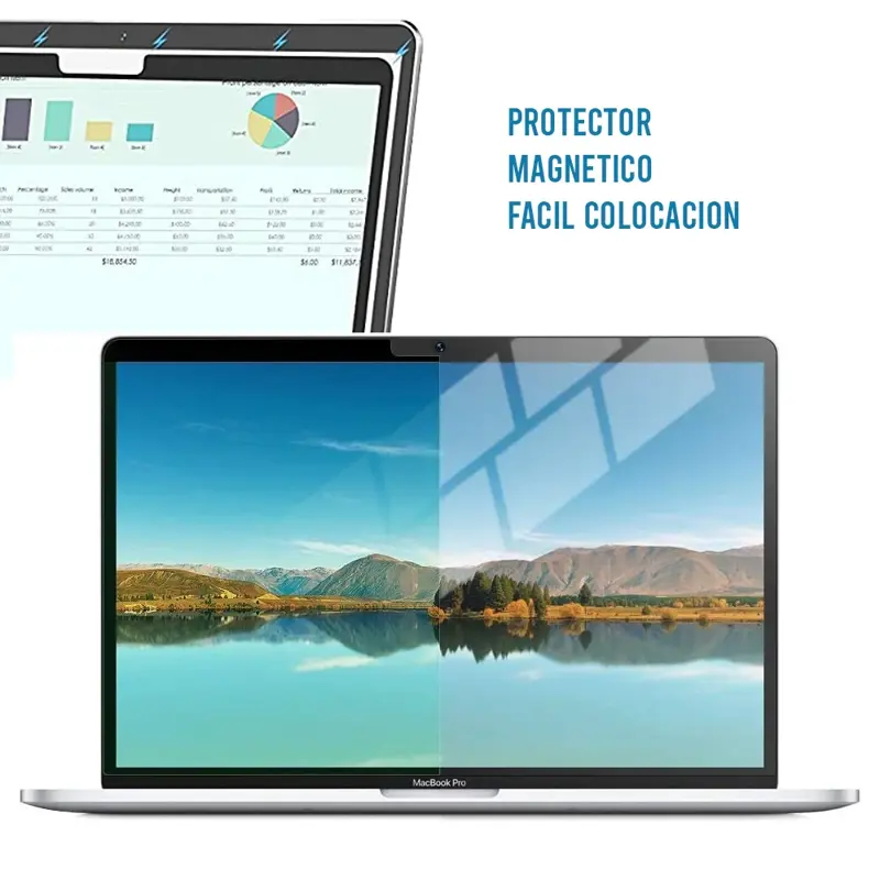 Film Protector Pantalla Magnetico Anti Blue Macbook M1 13''