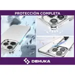 Funda Para iPhone 14 Transparente Dehuka Carcasa Protectora Antigolpes De Calidad
