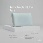 Almohada Nube Aira Viscoelástica Perforada 43x73cm