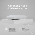 Almohada Viscoelastica Nube Anti Stress 60x40cm