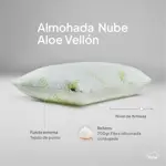 Almohada Nube Aloe 50x70cm Fibra Siliconada