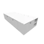 BOX BENETHON 1 PL 80 X 190 - MEL BLANCO                     