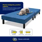 Sommier Plegable Serta de 2 plazas 140x190