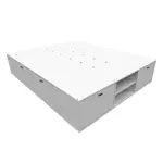 BOX BENETHON 2 PL  QUEEN 160 X 200 - BLANCO                 