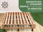 Base Sommier Box Desarmable 2 Plazas 190x140 | SommyFlex