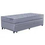 Colchón y Sommier Bicama de espuma 1 Plaza Inducol Agra 100x200 cm