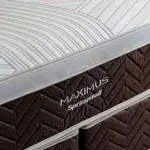 Colchón + Sommier Resortes 2 Plazas Springwall Maximus 140x190x31 130kg 